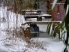 Moulin sous la neige